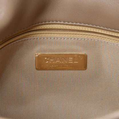 Chanel Lambskin Quilted Medium Chanel 19 Flap Dark Beige 8 of 11