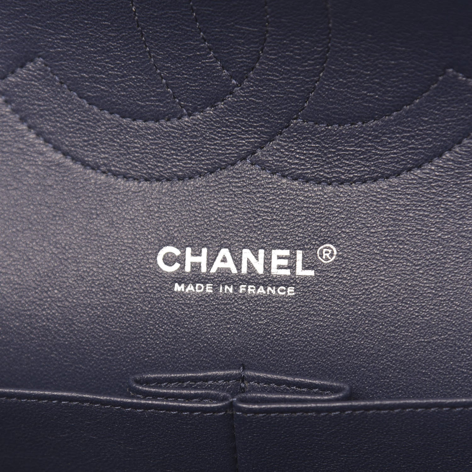 Chanel Tweed Airline Printed Jumbo Double Flap White Navy Red Peacock 7 of 11
