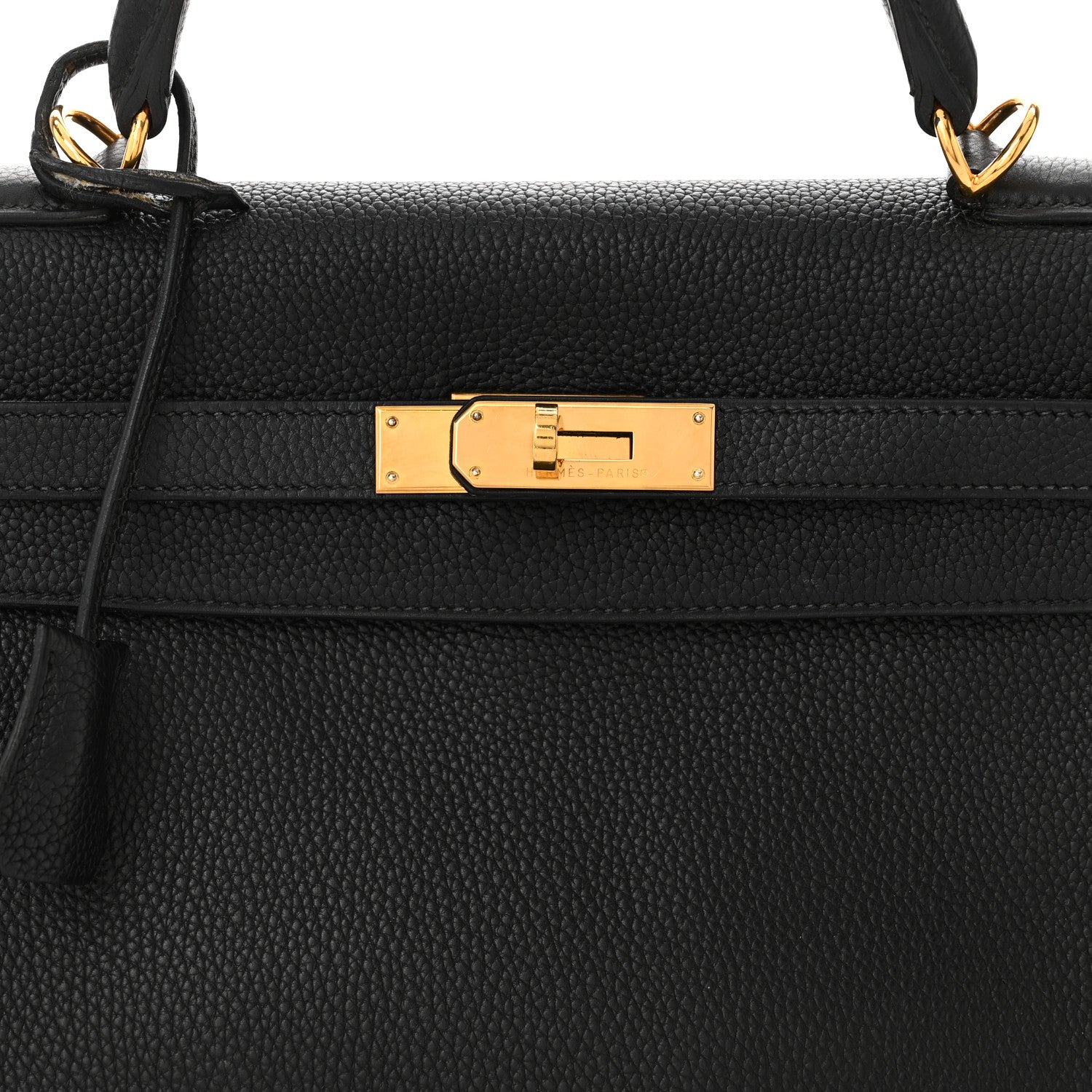 Hermes Togo Kelly Retourne 32 Black 7 of 9