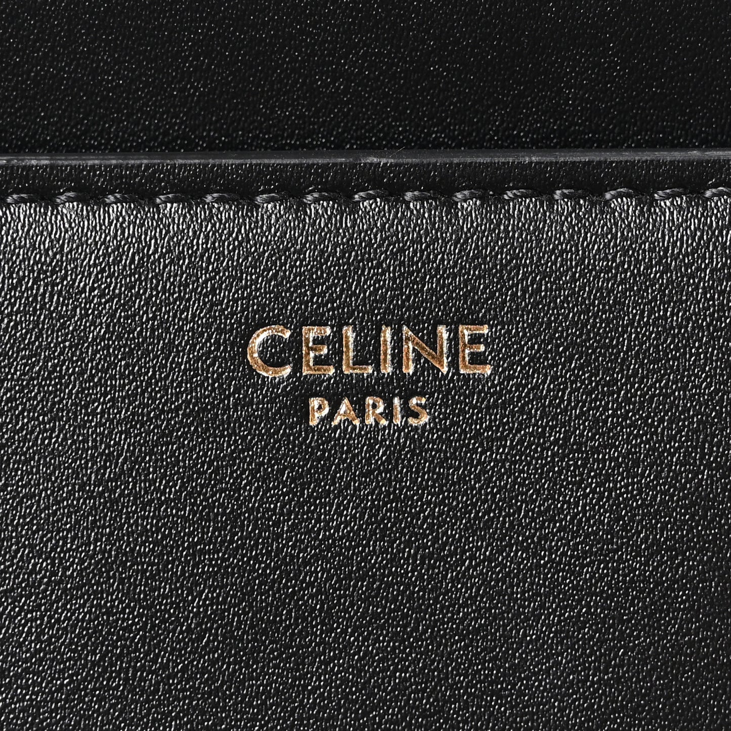 Satinated Calfskin Small 16 Top Handle Bag Black