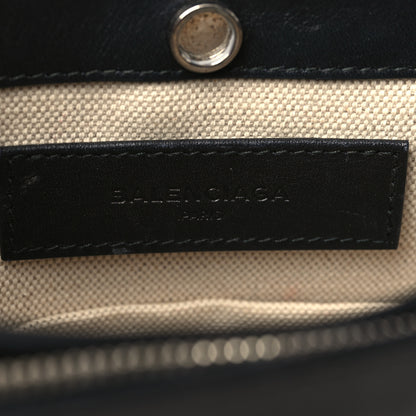 Balenciaga Cotton Canvas Pochette Crossbody Bag Black 6 of 11