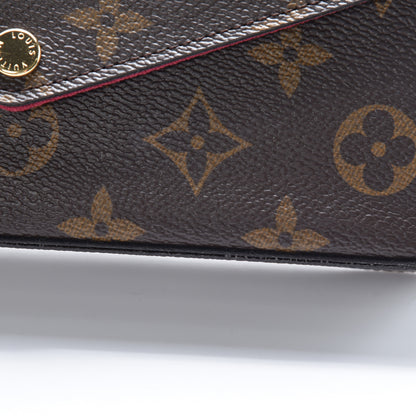Louis Vuitton Monogram Pochette Felicie Chain Wallet Fuchsia 14 of 17