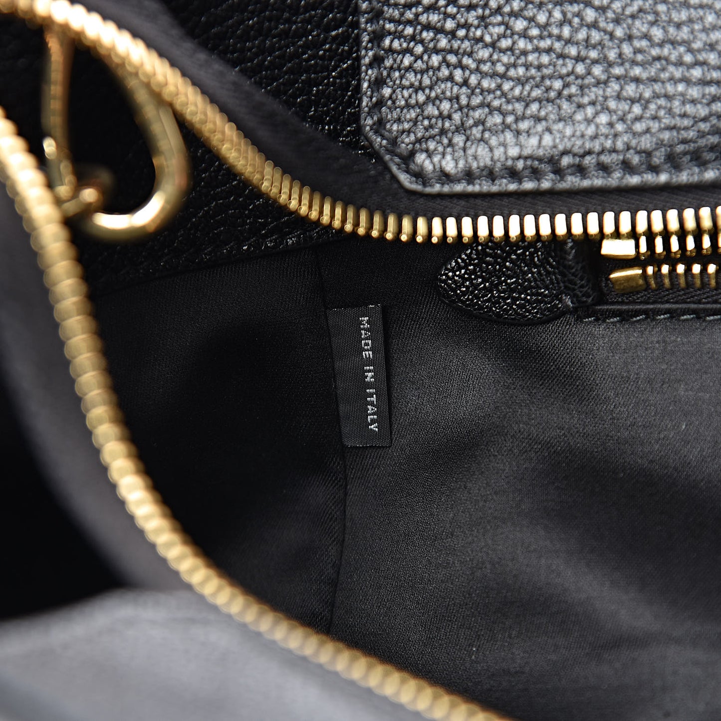 Goatskin Madras Tote Black