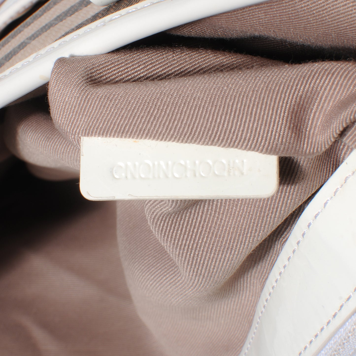 Nova Check Tote White