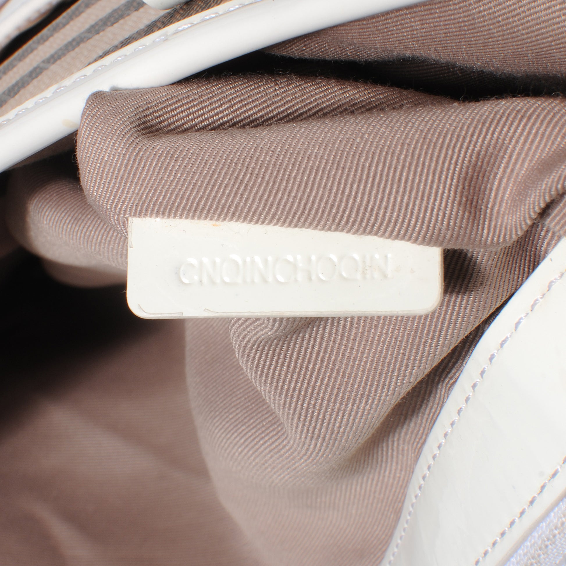 Burberry Nova Check Tote White 6 of 9
