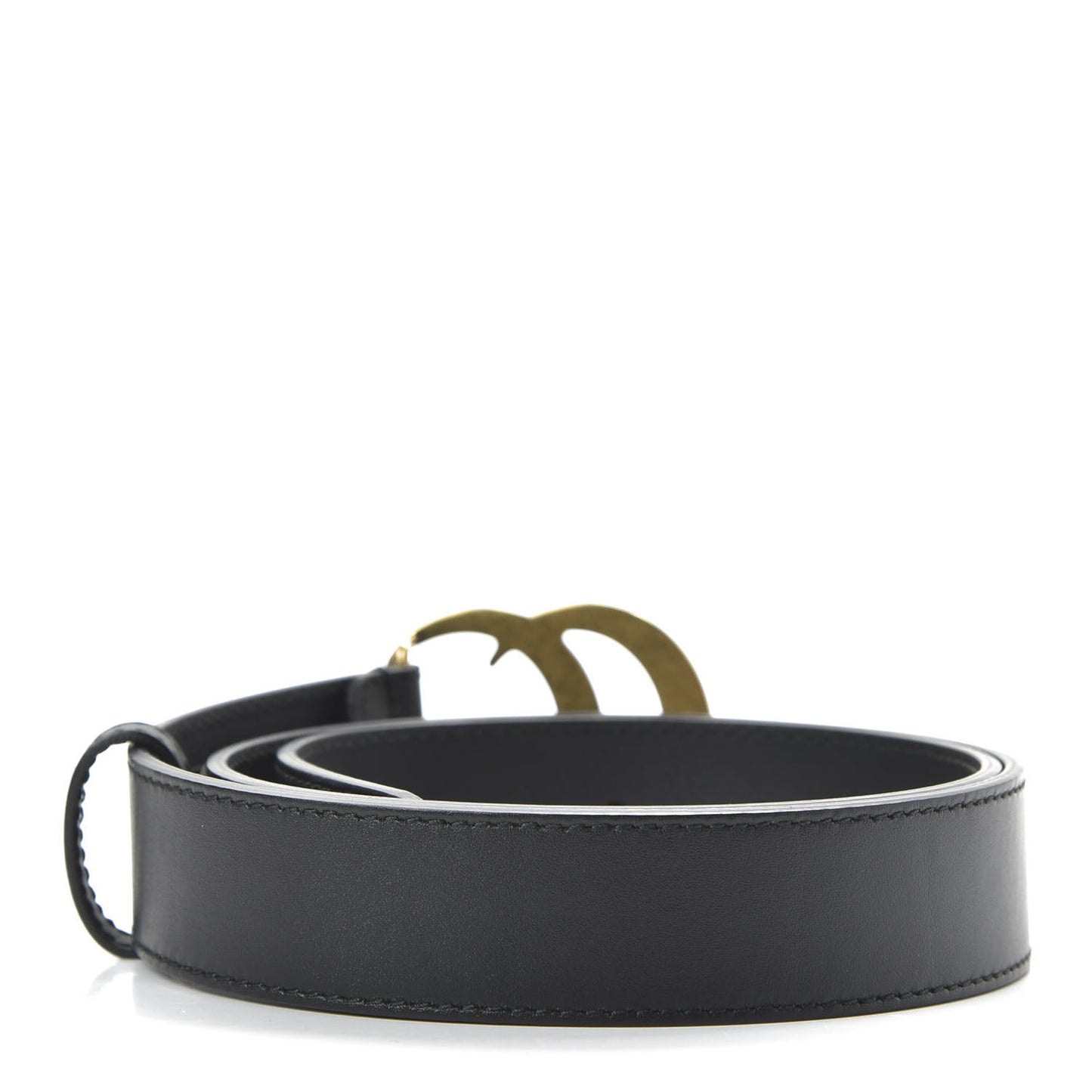 Calfskin Double G 30mm Belt 80 32 Black