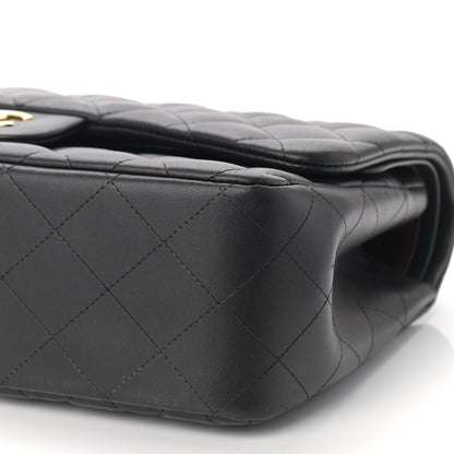 Chanel Lambskin Quilted Jumbo Double Flap Black 9 of 9