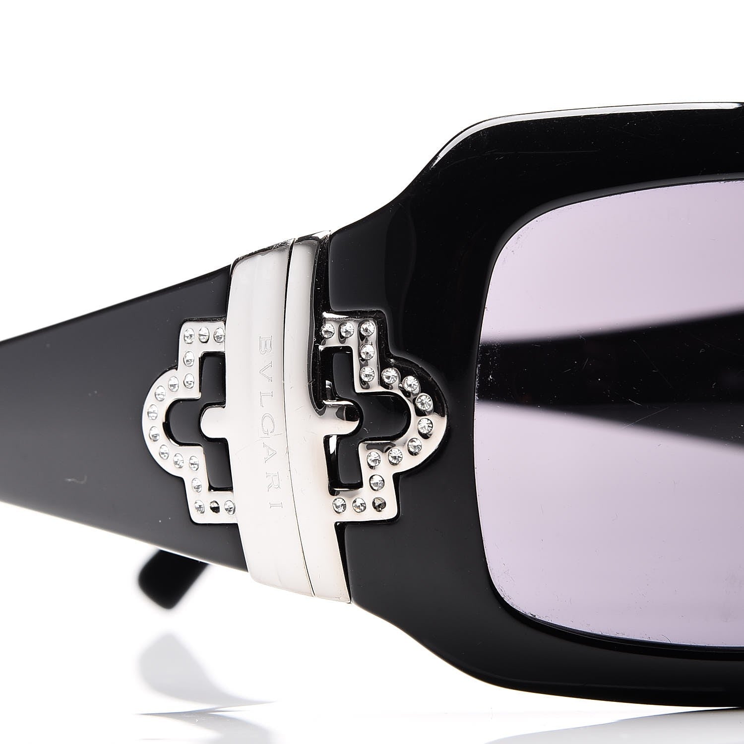 Bulgari Crystal 861-B Sunglasses Black 7 of 7