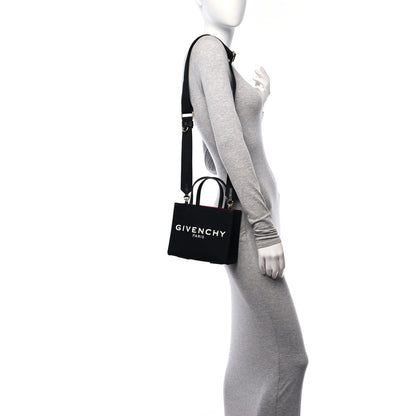 Givenchy Canvas Mini Bond Shopper Tote Black 2 of 10