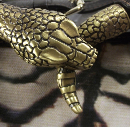 Jimmy Choo Canvas Diego Shell Print Tote 7 of 9