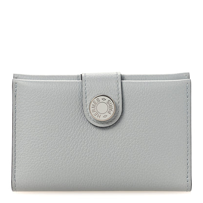 Hermes Evercolor RMS Card Holder Bleu Glacier 1 of 8