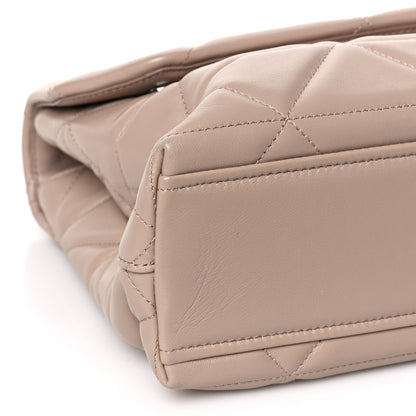 Prada Nappa Triangle Stitched Large Spectrum Bag Cipria 7 of 8