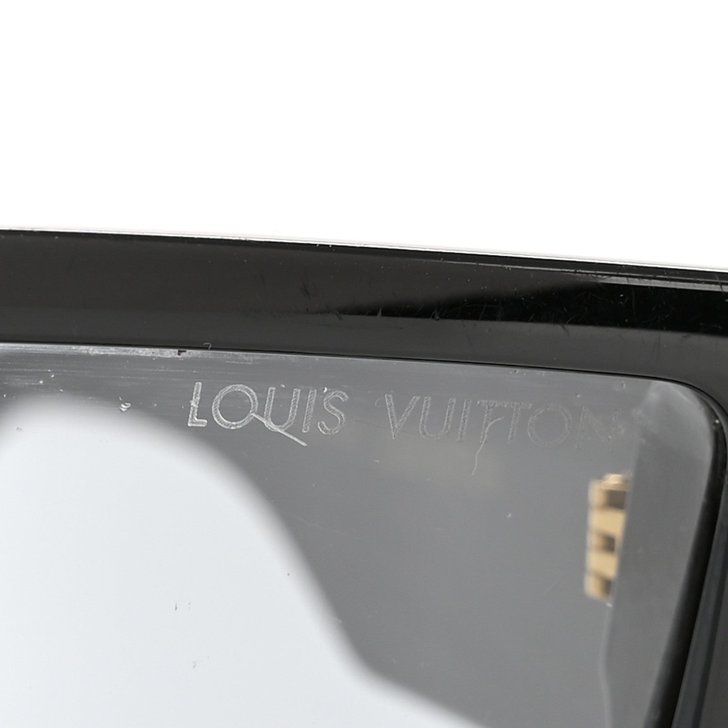 Louis Vuitton Acetate Swarovski Crystal Cyclone Sunglasses Z1578E Black 8 of 9