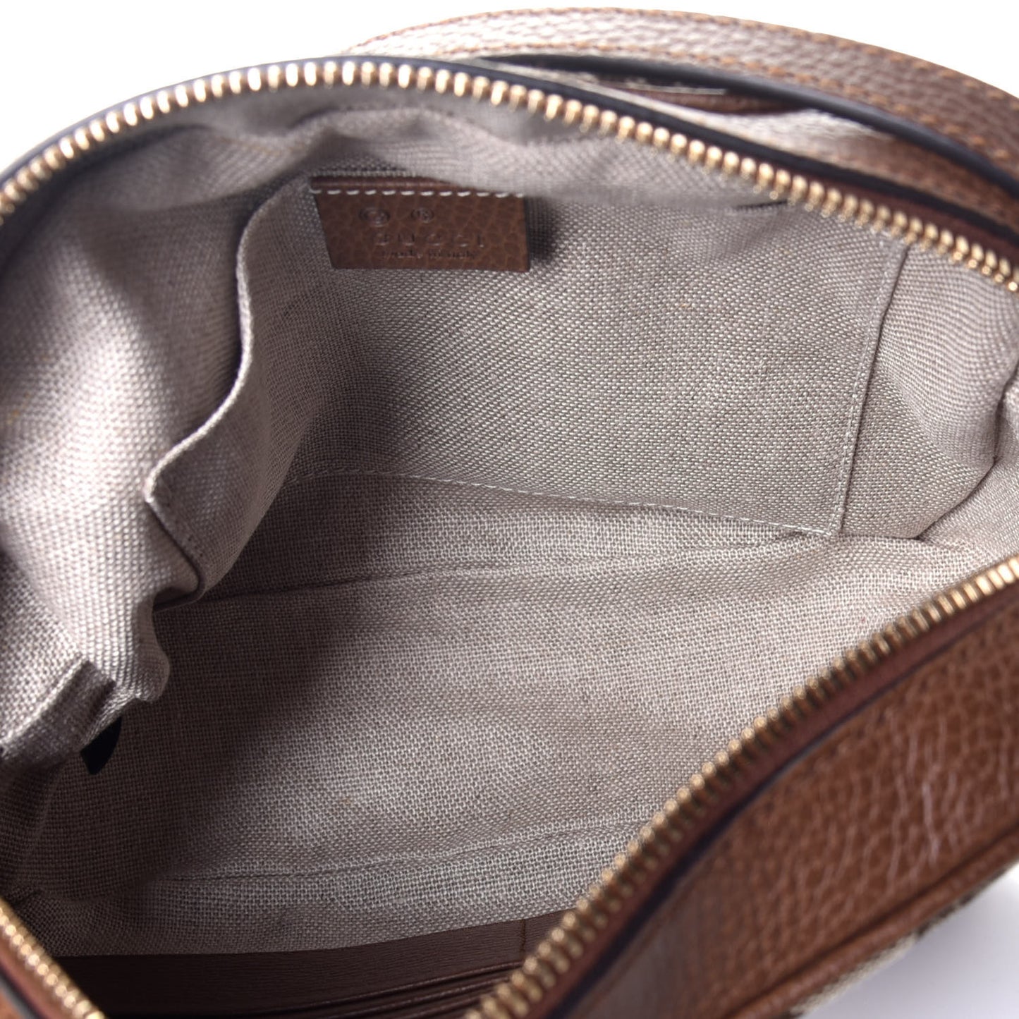 Monogram Mini Bree Messenger Bag Beige Tabacco