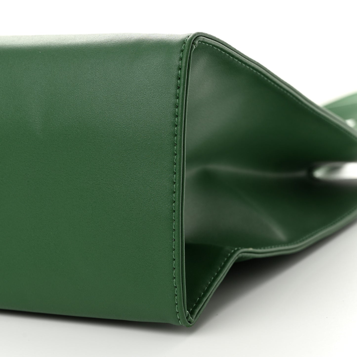 Vegan Leather Medium Shopping Bag Leaf
