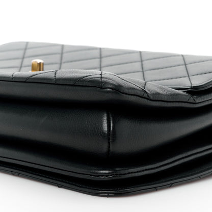 Chanel Calfskin Quilted Metal Top Handle Envelope Flap Black 14 of 16