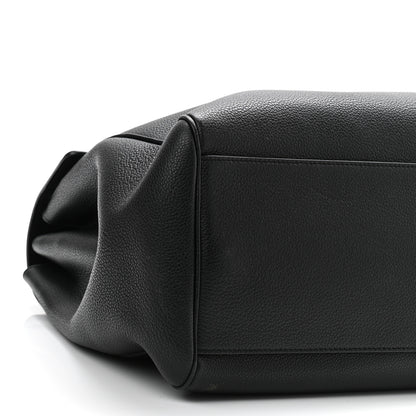 Celine Grained Calfskin Large Soft 16 Bag Black 8 of 9