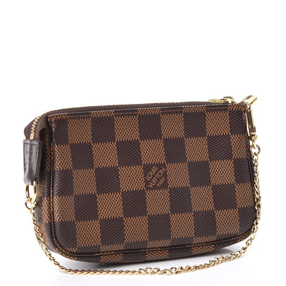 Louis Vuitton Damier Ebene Mini Pochette Accessories 3 of 7