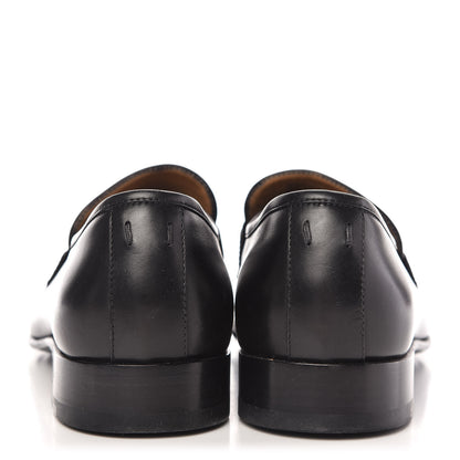 Louis Vuitton Calfskin Mens Loafers 8.5 Black 6 of 9