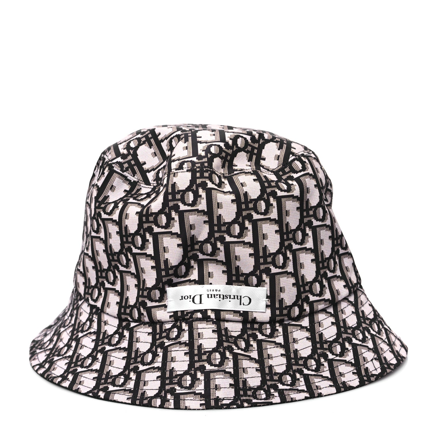 Christian Dior Oblique Reversible Teddy-D Brim Bucket Hat 58 Black 8 of 13