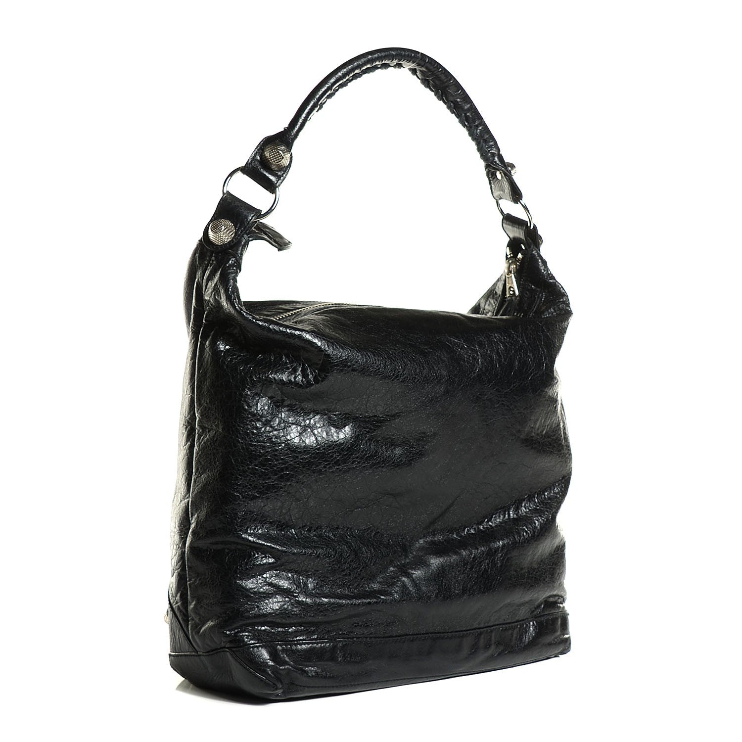 Balenciaga Chevre Giant 21 Silver Hardware Day Hobo Black 3 of 12