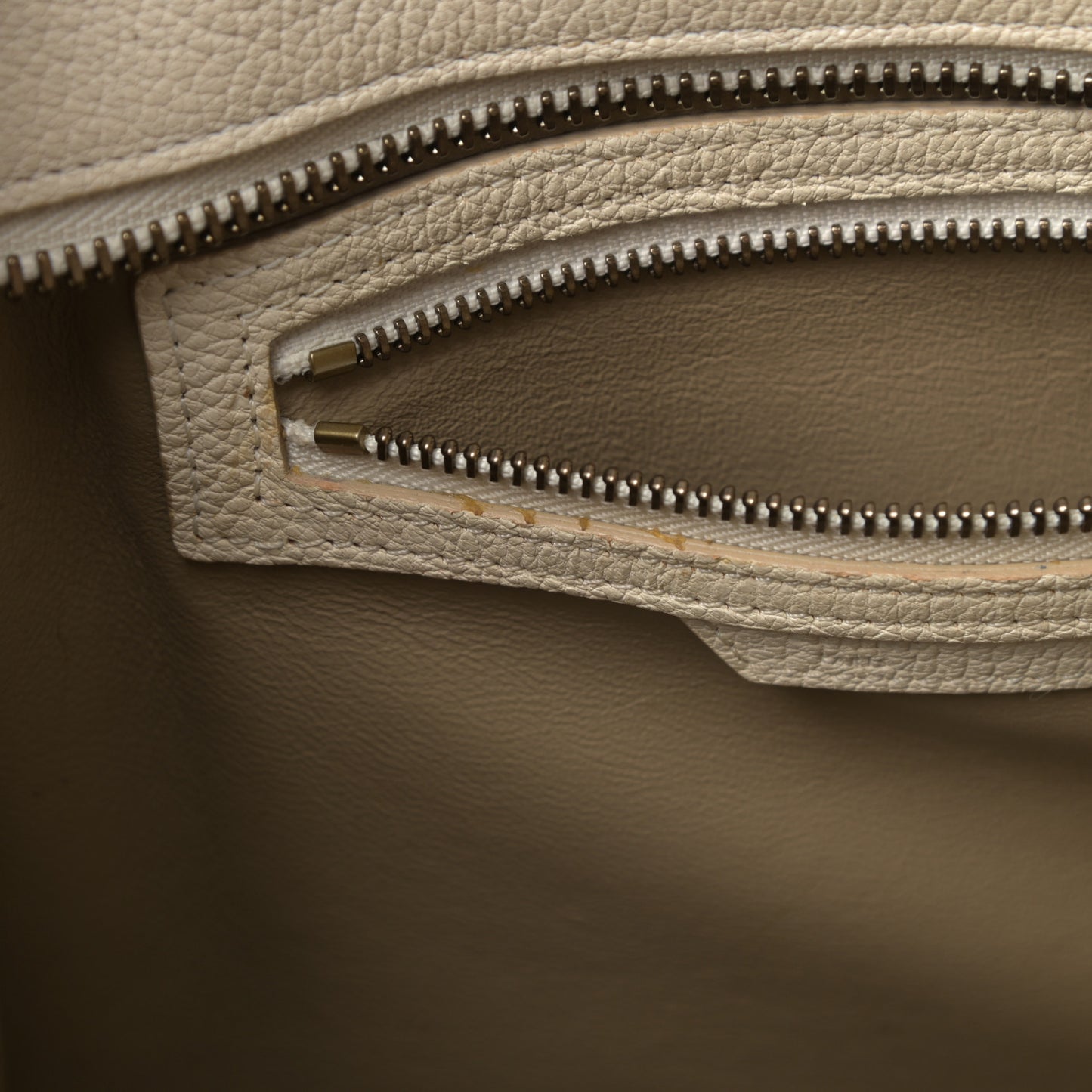 Goatskin Micro Luggage White