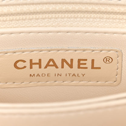 Chanel Caviar Quilted Mini Coco Handle Flap White 6 of 11