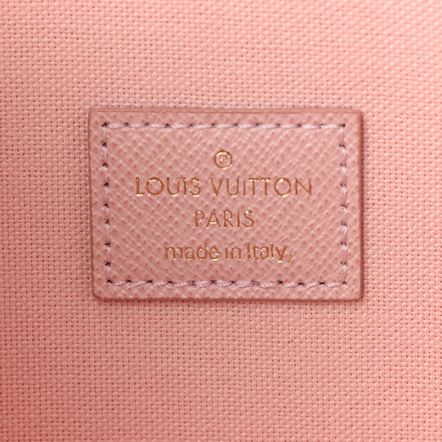 Louis Vuitton Damier Azur Pochette Felicie Chain Wallet Rose Ballerine 6 of 9
