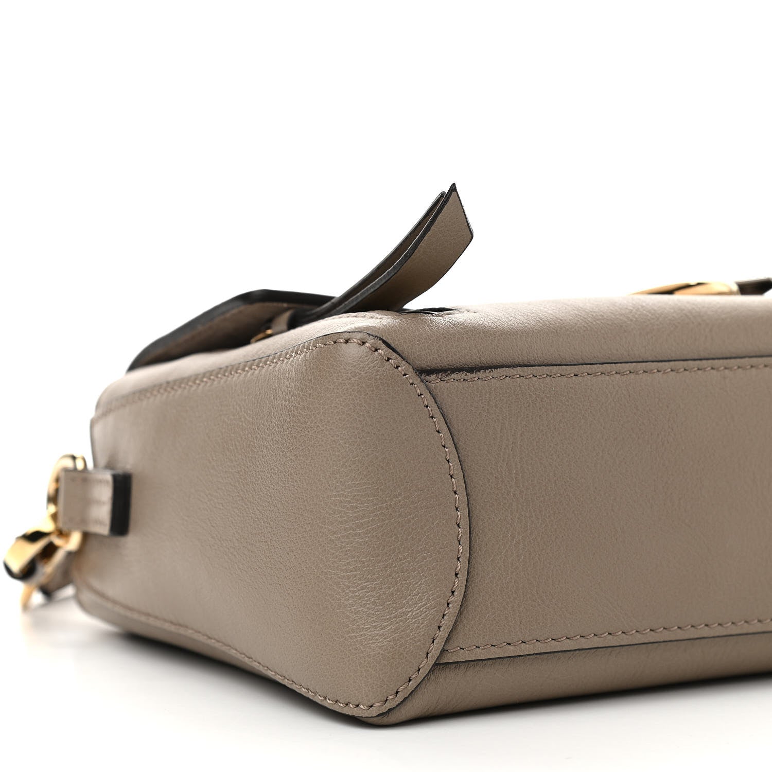 Chloe Calfskin Mini Faye Day Shoulder Bag Motty Grey 9 of 10