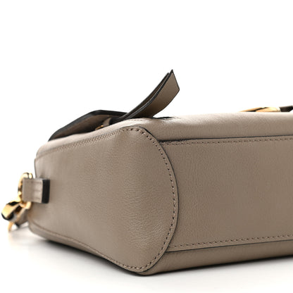 Chloe Calfskin Mini Faye Day Shoulder Bag Motty Grey 9 of 10