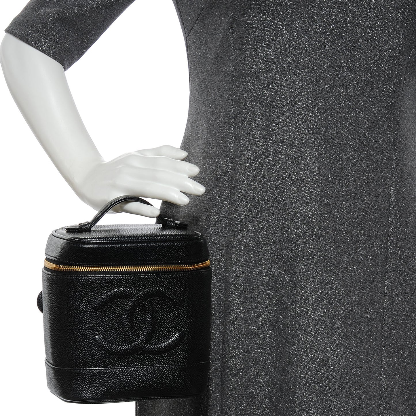 Caviar Vanity Case Black