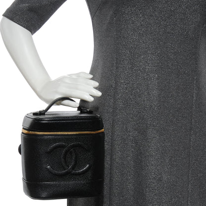 Chanel Caviar Vanity Case Black 2 of 8