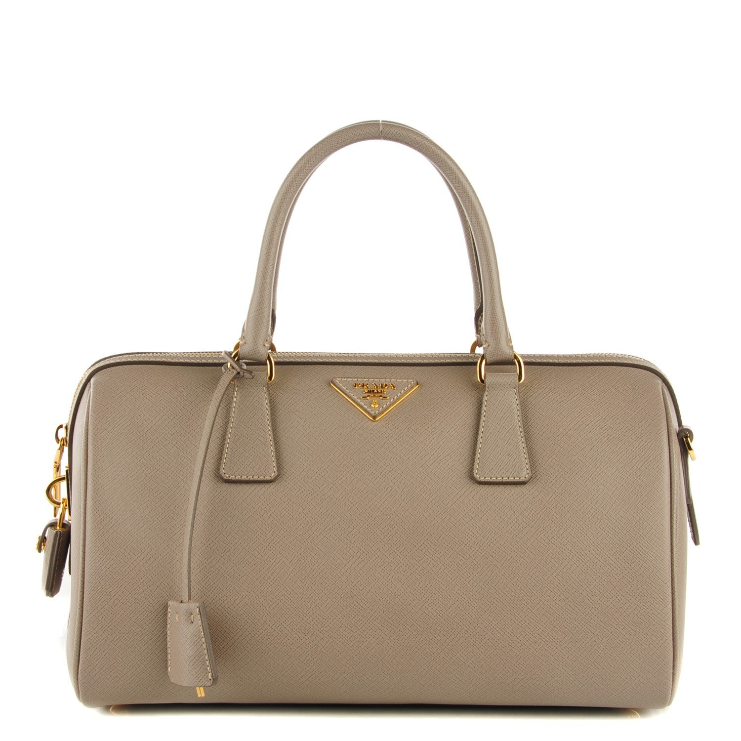 Prada Saffiano Lux Bowler Argilla 1 of 9
