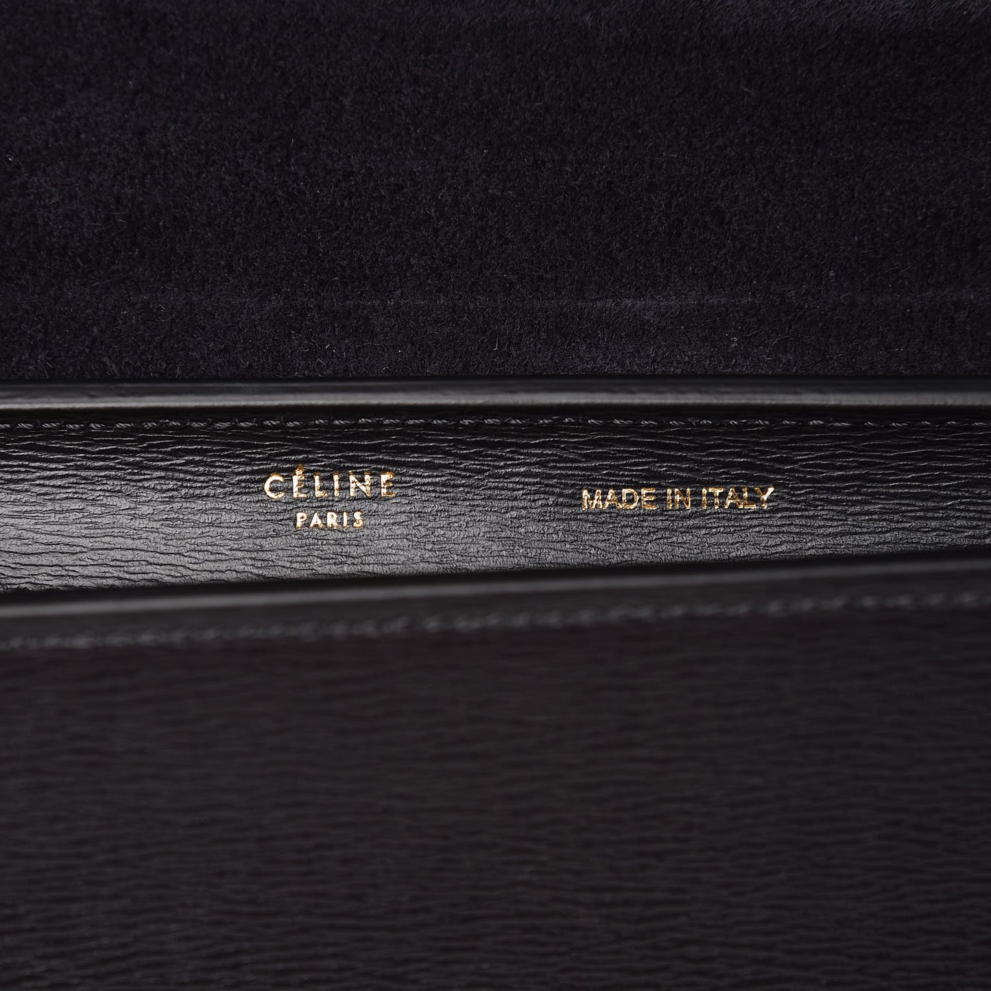 Liege Calfskin Small Trapeze Black
