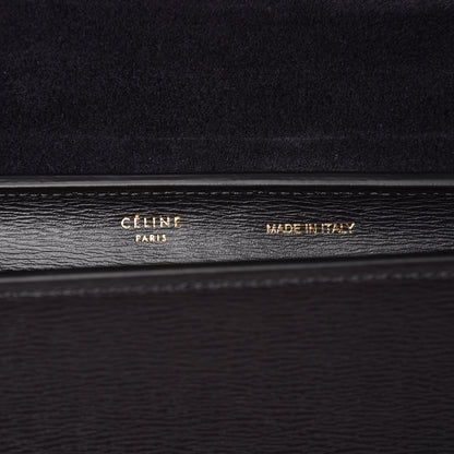 Celine Liege Calfskin Small Trapeze Black 6 of 8
