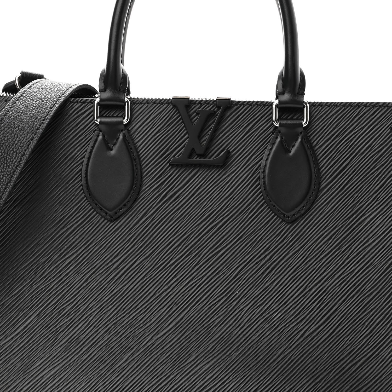 Louis Vuitton Epi Grenelle Tote MM Black 7 of 9
