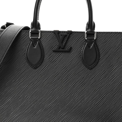 Louis Vuitton Epi Grenelle Tote MM Black 7 of 9