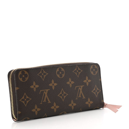 Louis Vuitton Monogram Clemence Wallet Rose Ballerine 3 of 14