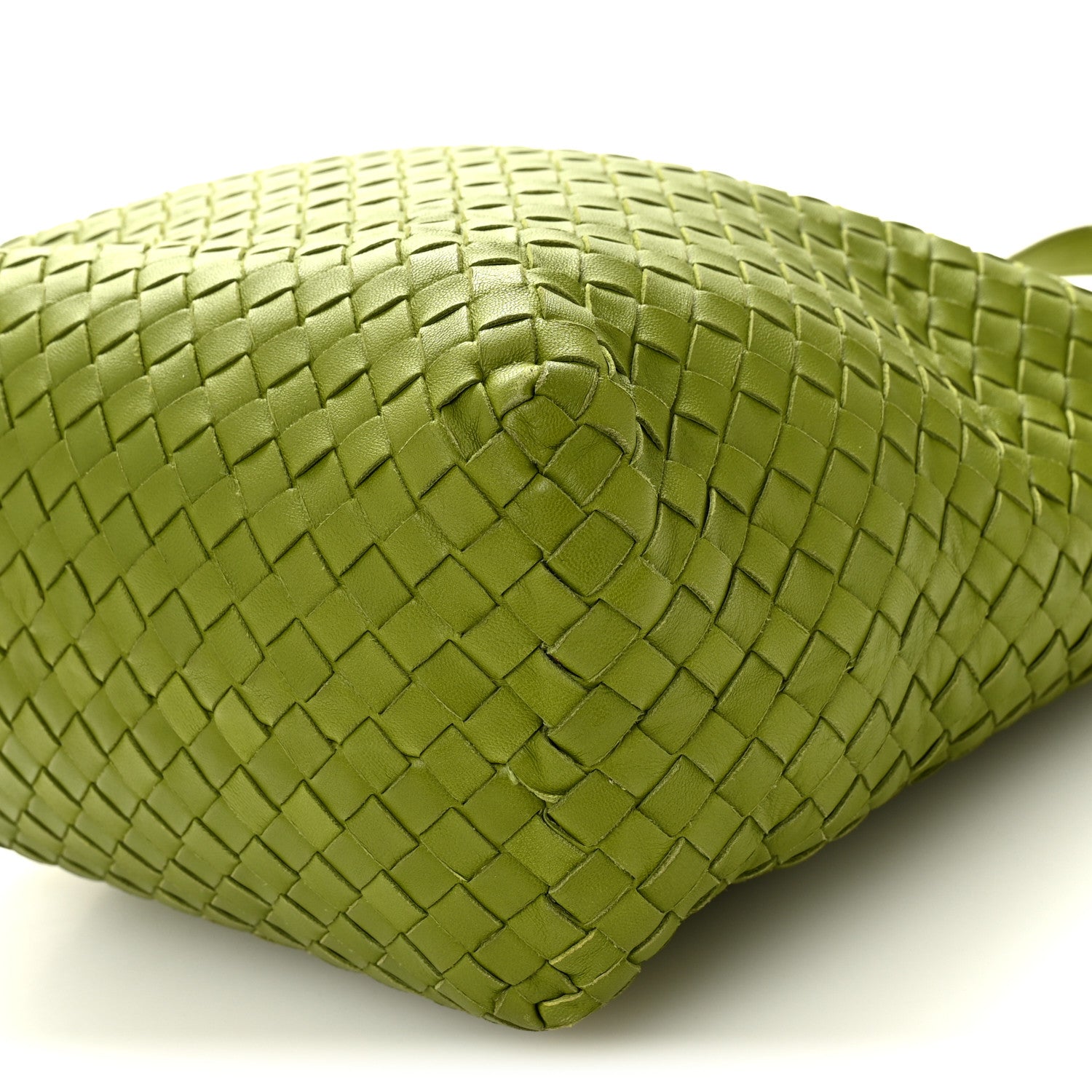 Bottega Veneta Nappa Intrecciato Shopper Tote Kiwi 10 of 10