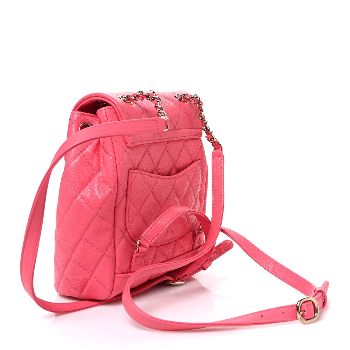 Caviar Quilted Mini Urban Spirit Backpack Pink