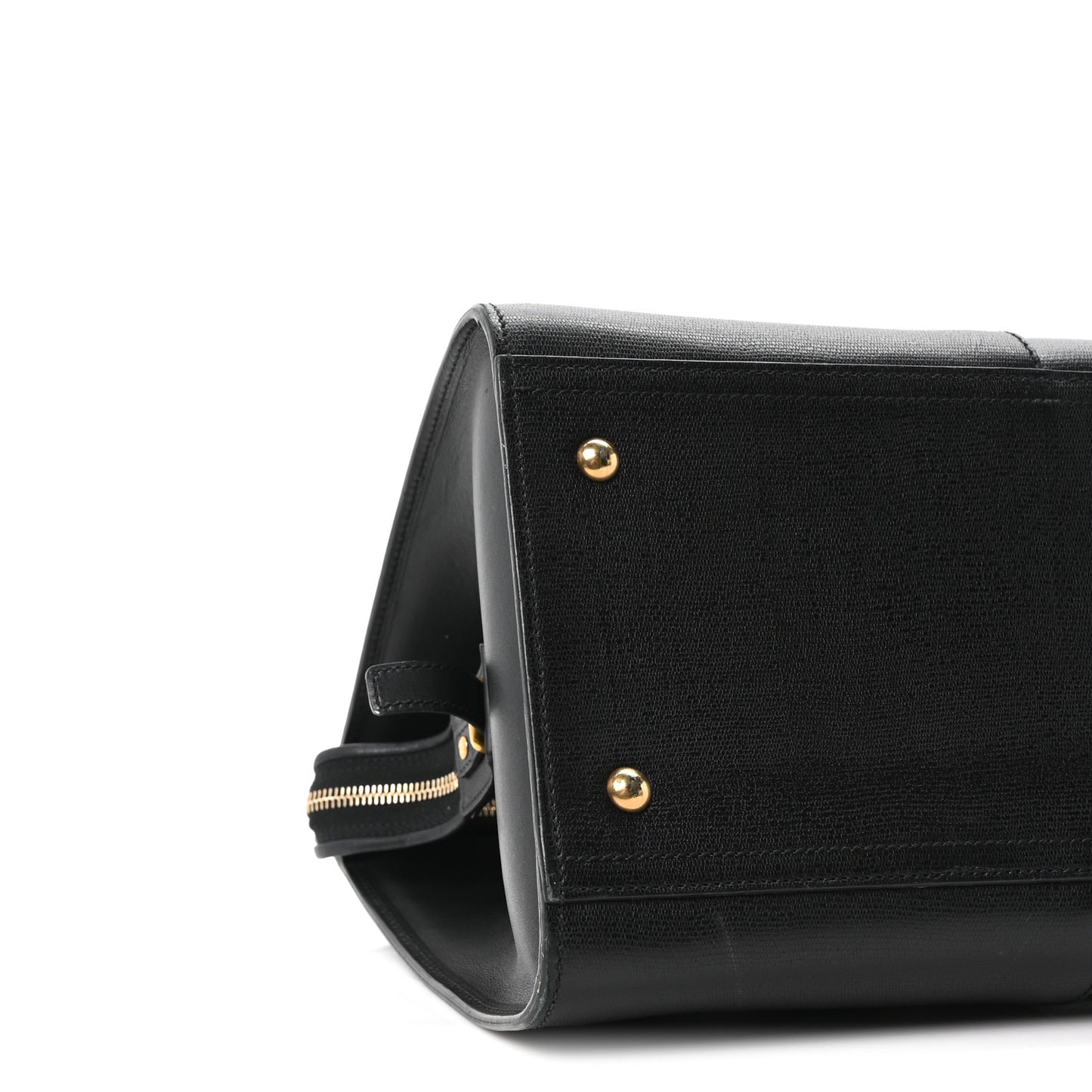 Textured Calfskin Medium Cabas ChYc Black