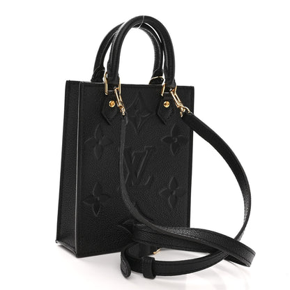 Louis Vuitton Empreinte Monogram Giant Petit Sac Plat Black 3 of 9