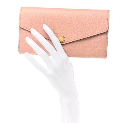 Louis Vuitton Empreinte Sarah Wallet NM Rose Ballerine 2 of 8
