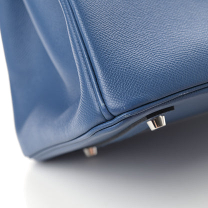 Hermes Epsom Birkin 35 Bleu Agate 7 of 11