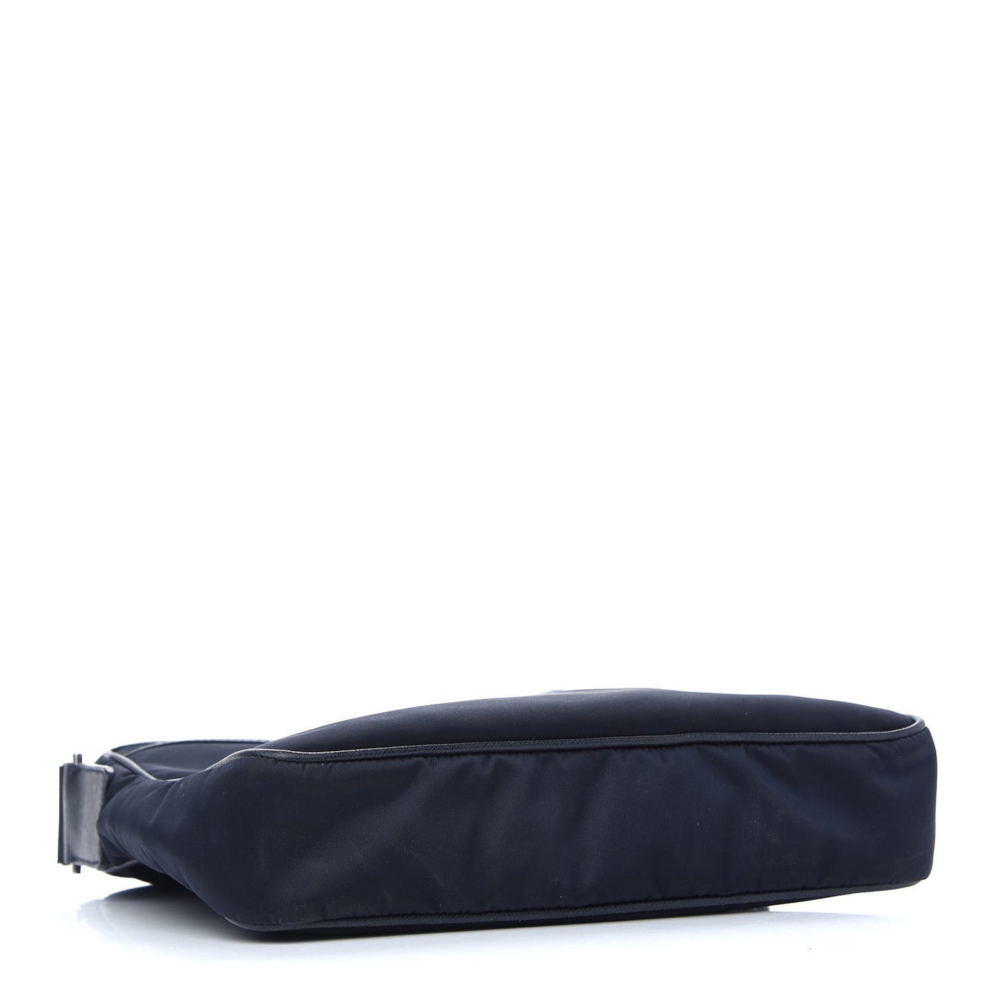 Tessuto Nylon Saffiano Flat Messenger Bag Blue