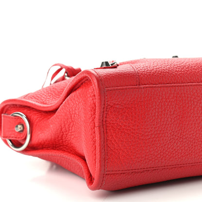 Balenciaga Vibrato Calfskin Classic Silver Hardware S City Rouge Cerise 8 of 11