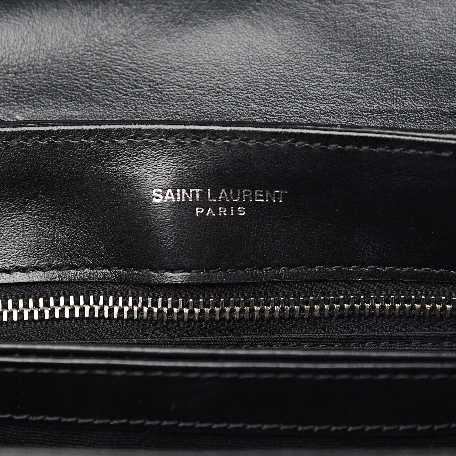 Saint Laurent Calfskin Y Quilted Monogram Toy Loulou Crossbody Bag Black 6 of 10