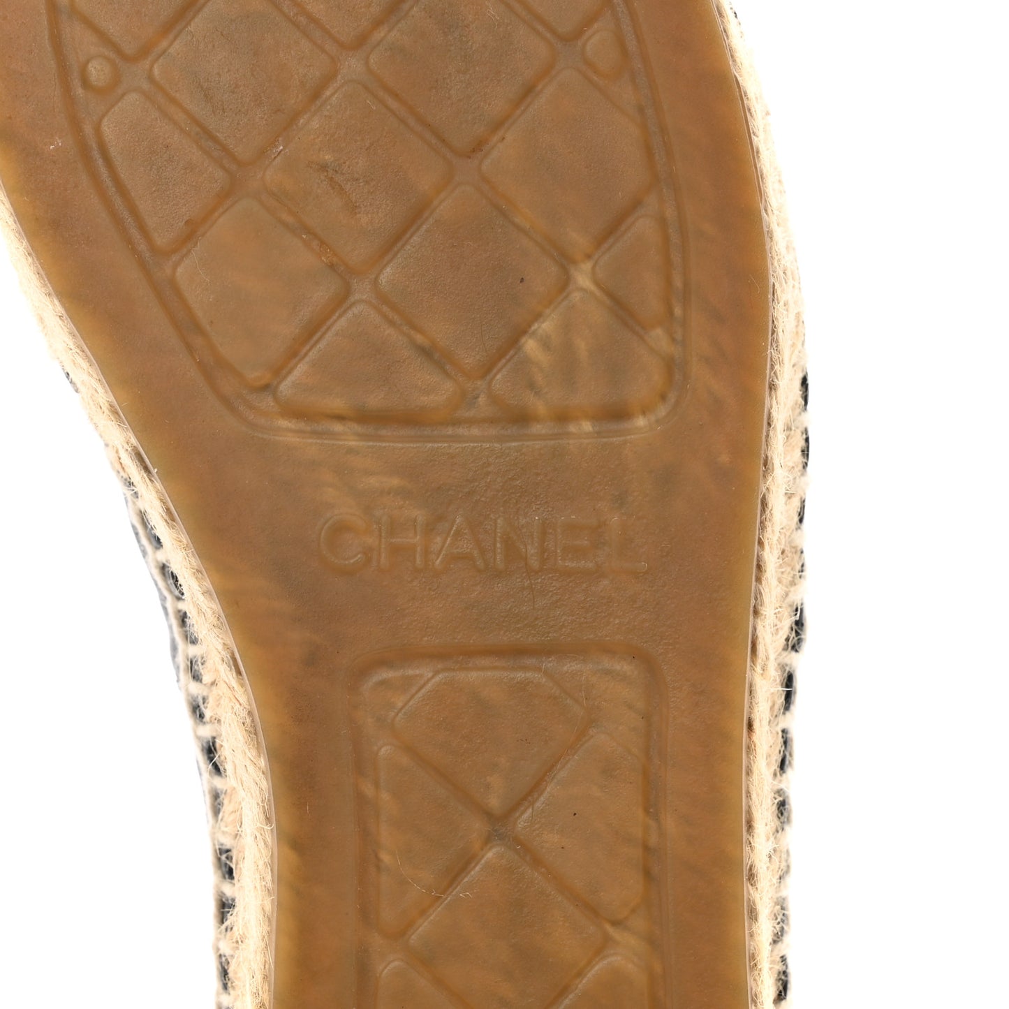 Lambskin CC Espadrilles 38 Black