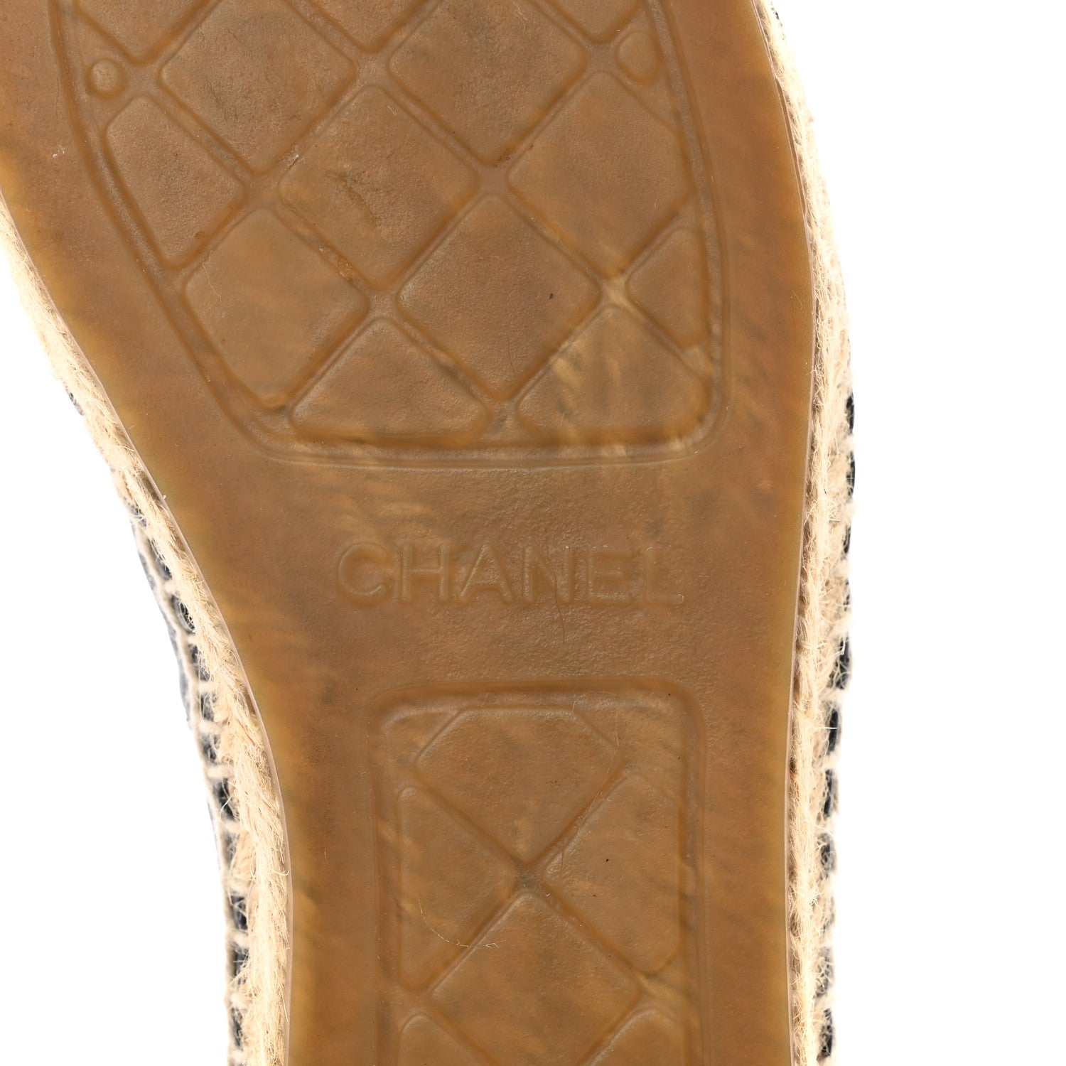 Chanel Lambskin CC Espadrilles 38 Black 7 of 13