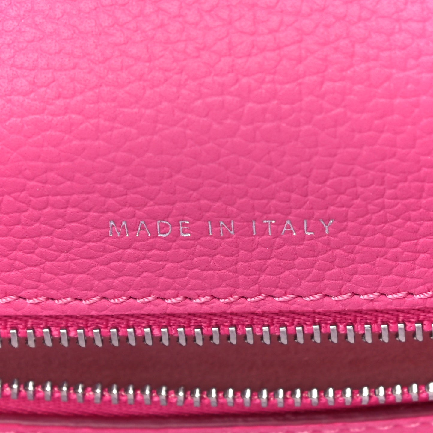 Grained Calfskin Small Patricia Satchel Sugar Pink